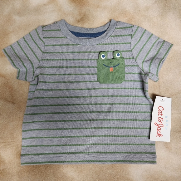 NWT Cat & Jack Frog T-Shirt - Picture 1 of 5